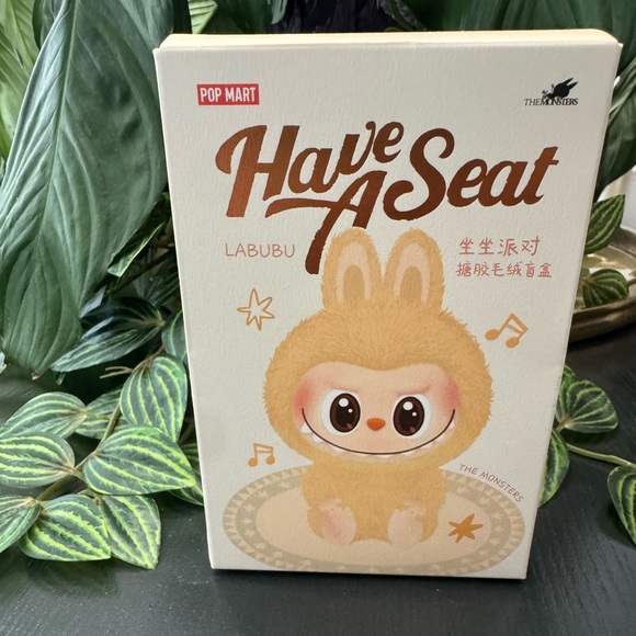 POP MART Accessories - Pop Mart THE MONSTERS - Have a Seat Vinyl Plush Labubu Blind Box